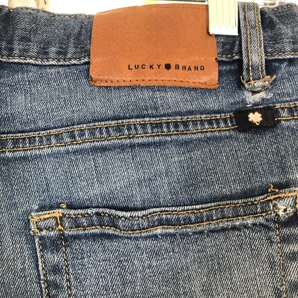 Lucky Brand Womens Straight Leg Mid Rise Jeans Size 14/27 Medium Wash - Picture 8 of 13